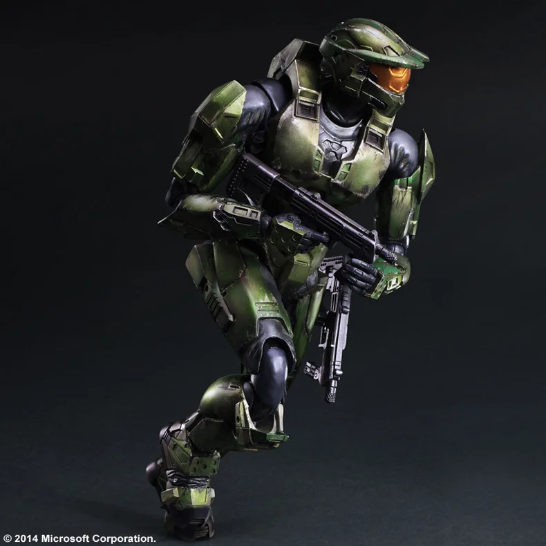 Новинка Halo2 Play Arts Kai Master Chief фигурка Юбилейная серия