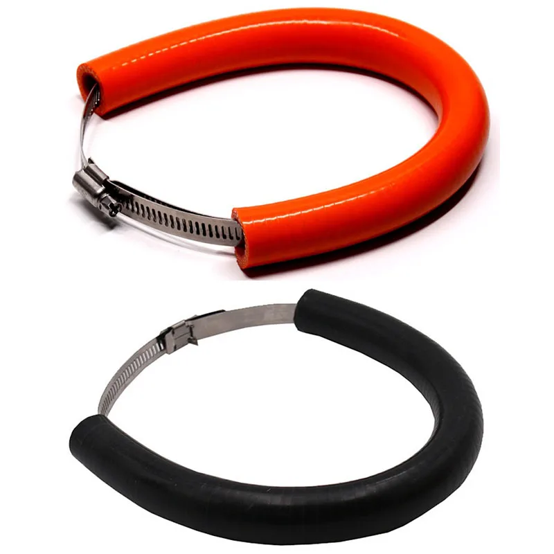 Motorcycle Oval Roung Heat Anti-Hot Exhaust Protector Cover For Honda Suzuki Yamaha Exc Sx Sxf Xcw Drz Kx Klx 250-530