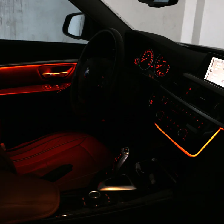 Для 3 серии F30 Lci радио отделка Led приборной панели центральная консоль Ac панельный светильник