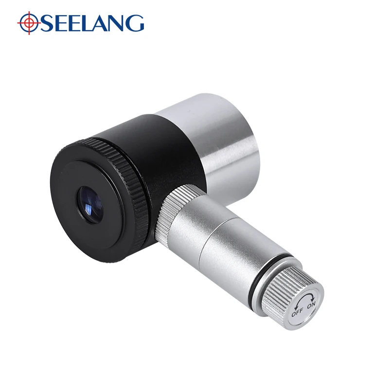 OSEELANG 1.25" Illuminated Eyepiece 12.5mm Double Line Cross Reticle Eyepiece 4 Plossl Design 40 De FOV Astronomy Telescope 5