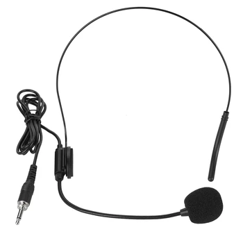 

Portable 2 Pcs Head-Mounted Wireless Microphone Back Clip Transmitter​​ With Receiver LED Display Mic For Stage Meeting