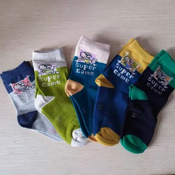

5 pairs pack boys cartoon kids child socks 1-3 year and 6-8 year