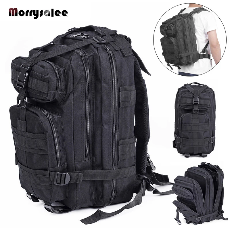 

25L Waterproof 3P Tactical Backpack Men's Military Army Outdoor Bag Rucksack 600D Oxford Molle Hiking Sports Camping Backpack