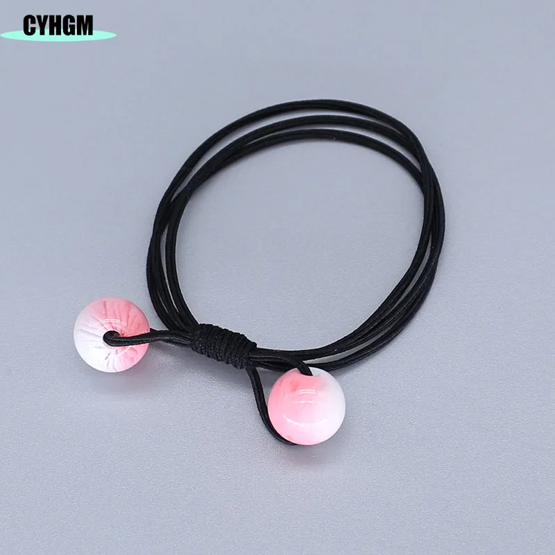 F13-3-pink Эластичные резинки для волос, резинки для волос, бархатная резинка для волос для девочек, для Хеллоуина, Женские аксессуары, para el cabello F13-3 - Цвет: F13-3-pink
