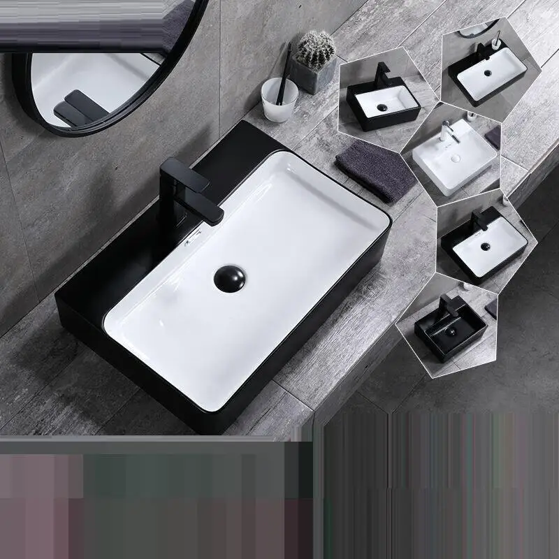 Bagno Waschtisch судна раковины Waschbecken умывальник Salle De Bain Umywalka Nablatowa с двумя ручками для кухни, Куба Banheiro Ванная комната раковина