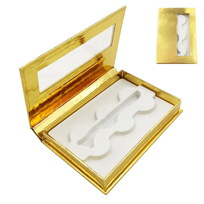 Smooth golden Iflovedekd,, 3 пары/1 набор, создать собственный бренд, частная марка, 3d норковые ресницы, коробки, накладные ресницы, упаковочная коробка - Цвет: Smooth golden