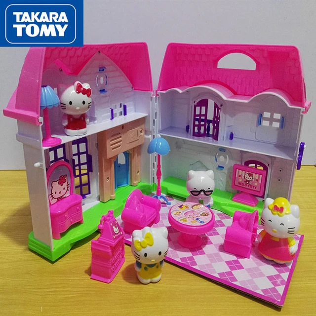 Takara Tomy Fashion Cartoon Hello Kitty Villa Set Simple House Small House Girl Play - Rc Trucks - AliExpress