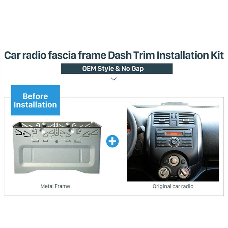 2-Din Авто Стерео установщик приборная панель для автомобиля Радио DVD проигрыватель рамка