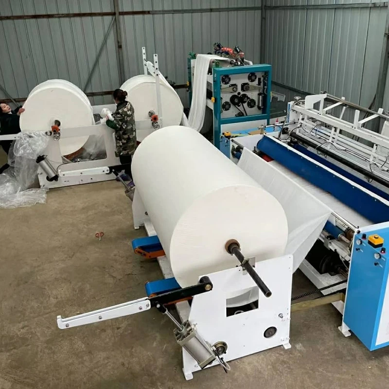 Toilet Tissue Paper Making Machine Fully Automatic Toilet Tissue Roll