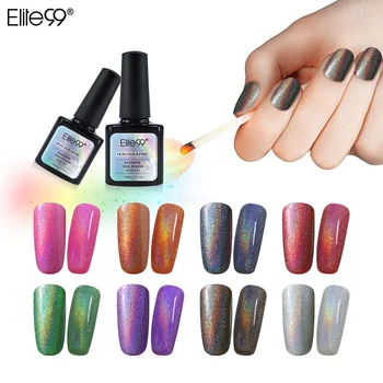

Elite99 10ml Rainbow Color Nail Lacquer Dry Naturally Colorful Shinny Nails Manicure Polish Shimmer Nail Art Polish Varnish