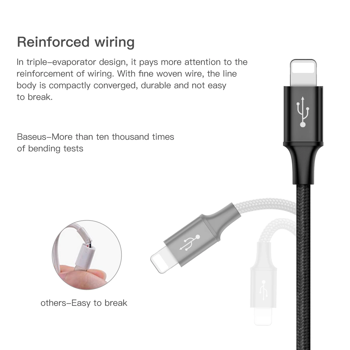 Baseus USB Type C to Lightning USB Cable Fast Data Charger Type-C Cable For iPhone 11 Pro Xs Max Xr X 8 7 Plus Macbook Air Pro