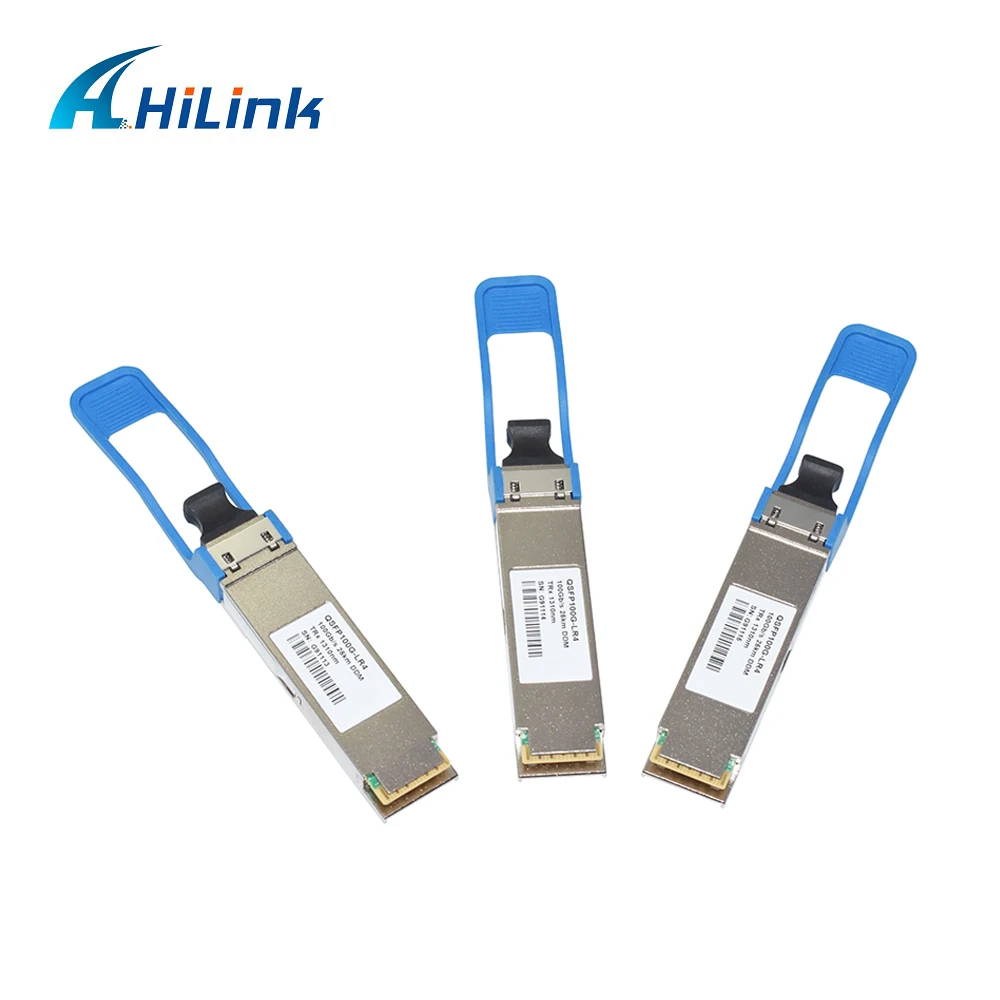 Hilink 100GBASE-LR4 оптического модуля 100 г QSFP28 LR4 1310nm 25 км приемник