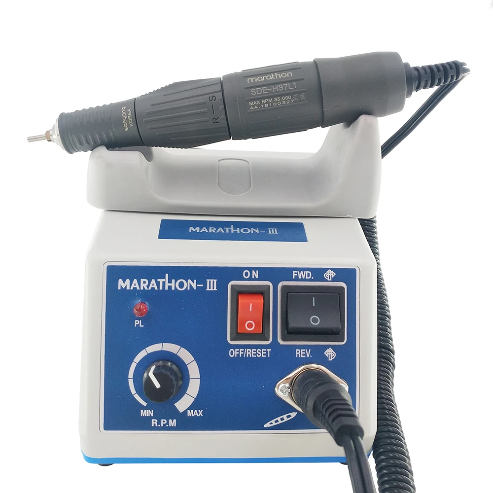 

High quality Dental Lab MARATHON Micromotor Machine N3 + 35K RPM SDE-H37L1 Polishing Handpiece Saeyang