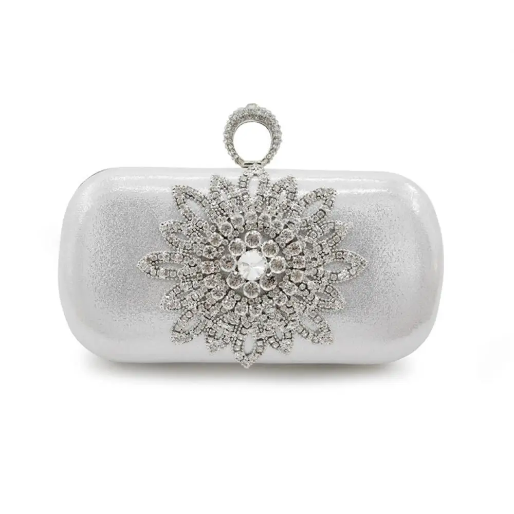 silver Новая мода, расшитый блестками клатч, женские вечерние сумки, шикарные клатчи на день, Свадебный Кошелек, женская маленькая сумочка, сумка для мужчин - Цвет: silver