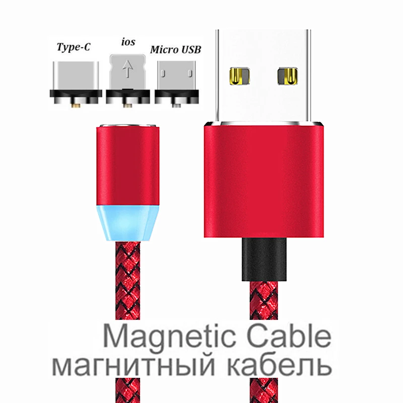 Магнитный кабель Micro USB Type C для Motorola Moto P30 Note One Power G7 Play Z3 Z2 Data Wire moto E5 Plus G6 G4 G3 G2 |
