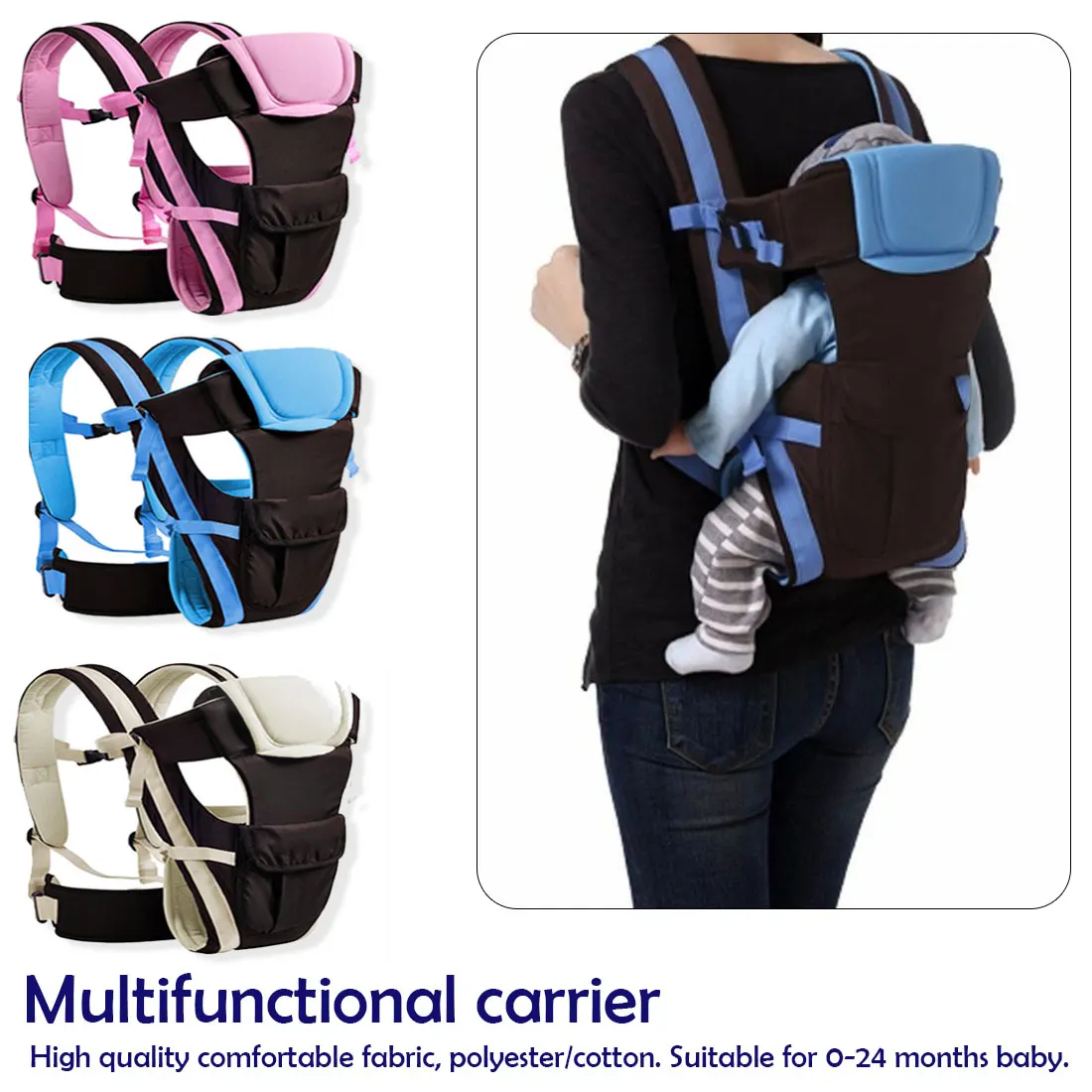 

Breathable Ergonomic Baby Carrier Backpack Portable Infant Baby Carrier Kangaroo Hip seat Heaps Baby Sling Carrier Wrap