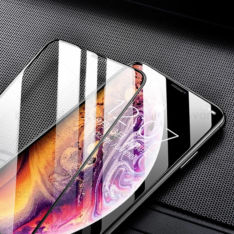 2 шт. обновление 10D закаленное стекло для iphone XS Max защита экрана с олеофобным покрытием для iphone 6s 7 8 Plus XR XS