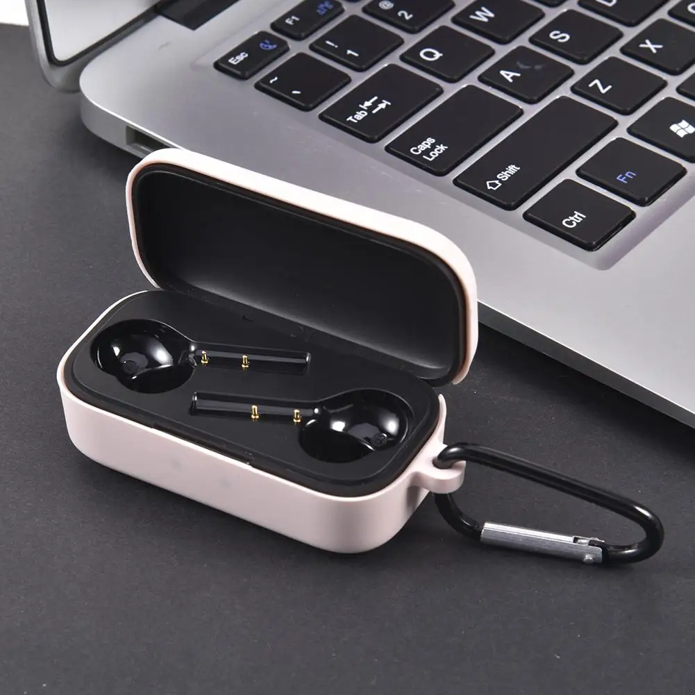 Мягкий силиконовый защитный чехол для беспроводных Bluetooth наушников портативная