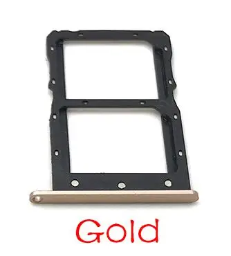 Gold Держатель лотка для sim-карты для ZTE Nubia Z17 Mini S Z17MiniS NX589J Запасная часть - Цвет: Gold