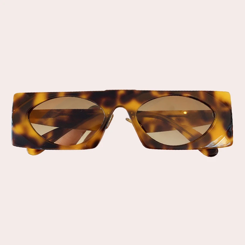 No.1 sunglasses Прямоугольные женские солнцезащитные очки с фирменной коробкой, ацетатная оправа, винтажные женские солнцезащитные очки - Цвет линз: No.1 sunglasses