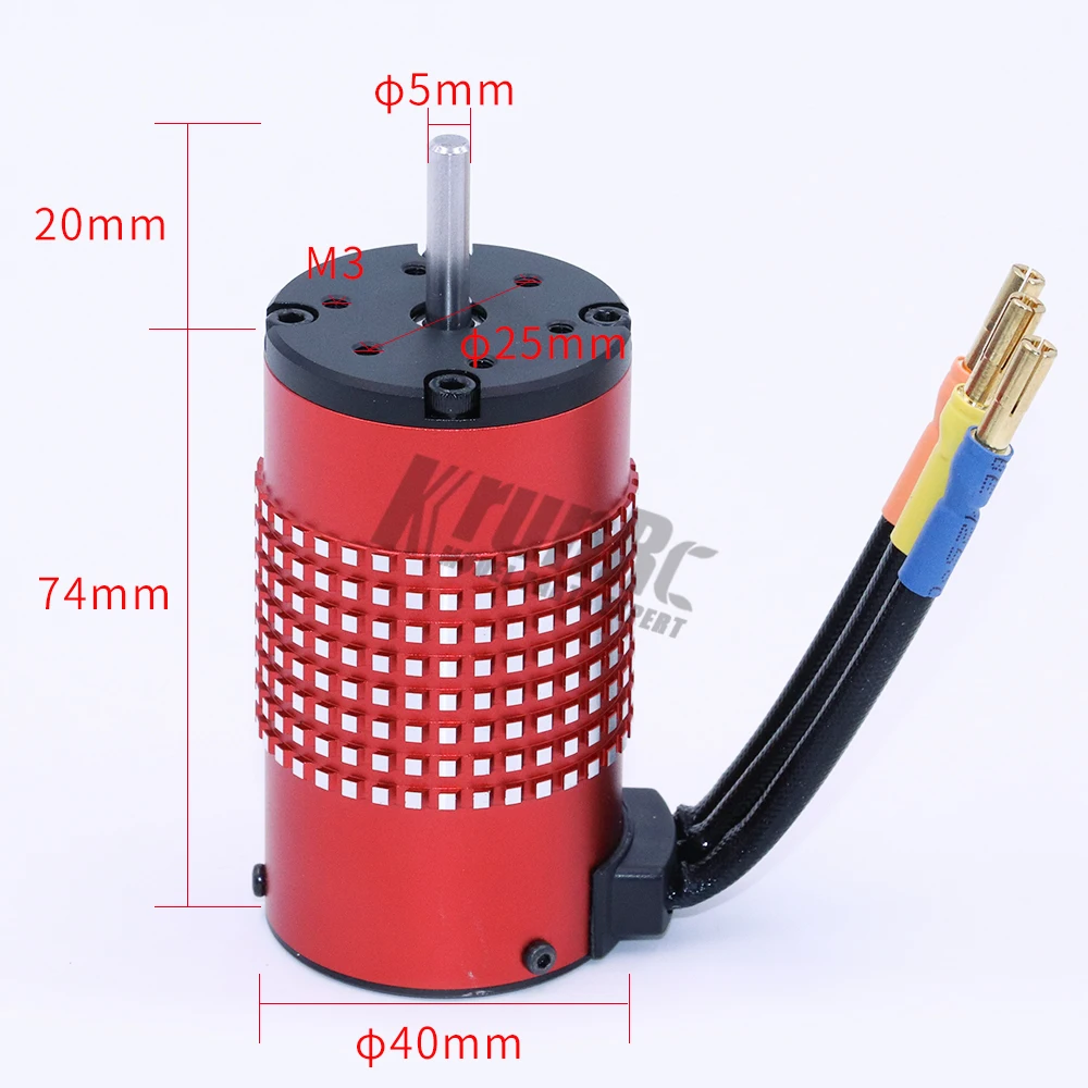 WP-6BL 160 8S RTR водонепроницаемый бесщеточный 160A ESC+ 4274 2200KV двигатель+ светодиодный программирование для 1/6 RC автомобиль грузовик