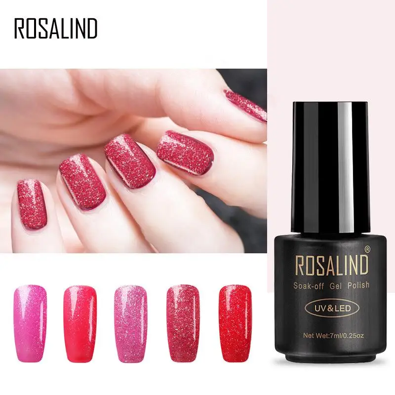 ZHENDUO ROSALIND 7 мл цветной гель лак для ногтей УФ светодиодный Полупостоянный гель