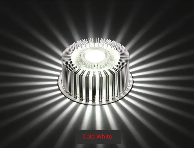 Cold White Монтируемый на поверхности светодиодный светильник RGB 3 Вт 6 Вт 9 Вт 12 Вт утопленный в вниз светильник, декоративный светильник для переднего балкона, светильник для крыльца, коридора - Испускаемый цвет: Cold White