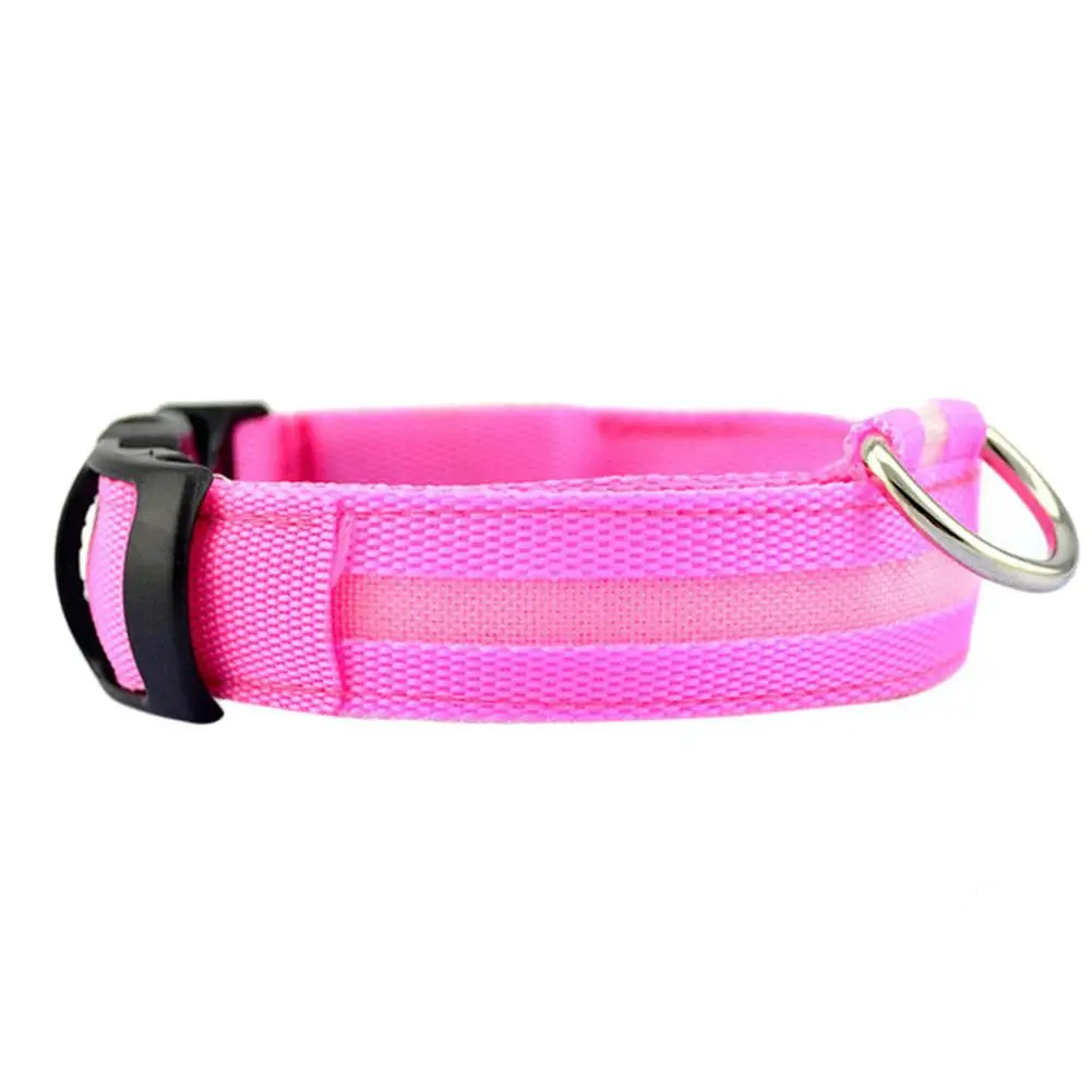 MeterMall Pet Cat Dog Collar Night Safety Luminous Necklaces For Outdoor Walking