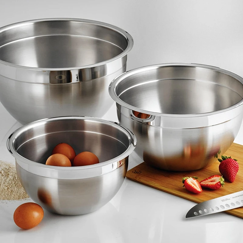 (Set of 6) Stainless Steel Mixing Bowls 4