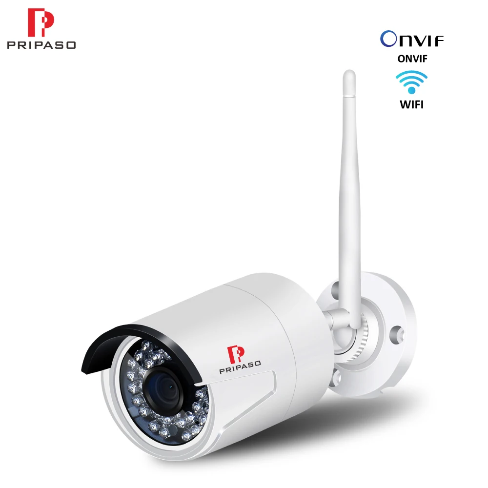 Беспроводная камера видеонаблюдения PRIPASO 1080P водонепроницаемая 2 МП HD Wi Fi IP P2P