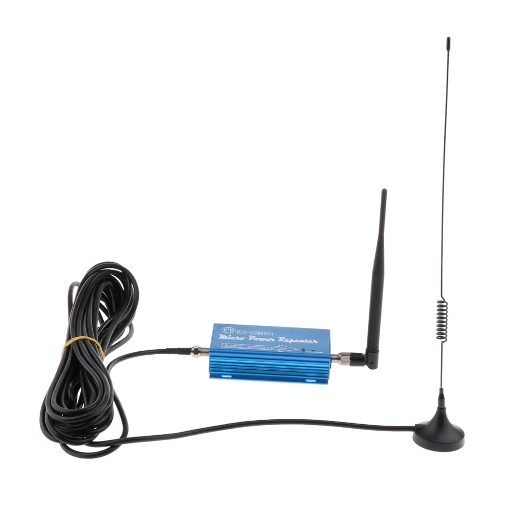 

Protable Cell Phone Signal Booster Amplifier Repeater 900MHz for Home and Office GSM902 Support 2G 3G 4G Blue