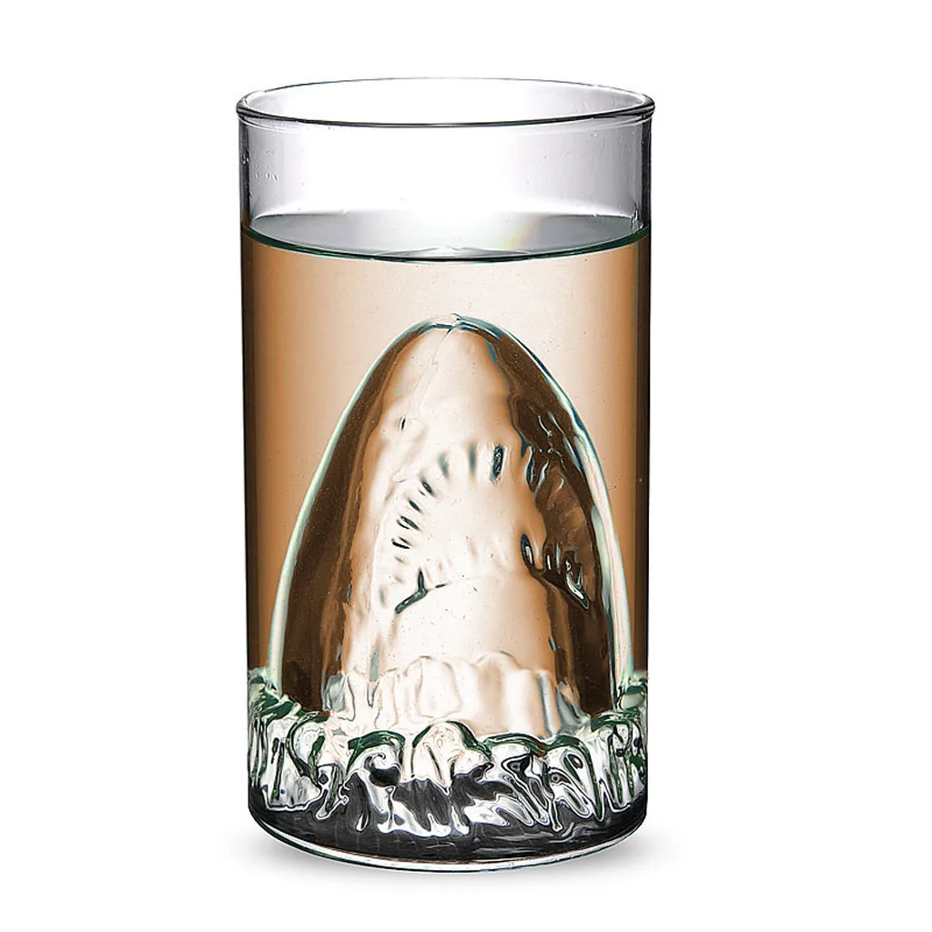 Shark Beer Shot Glass Beer Cup new Christmas Decoration Creative Designer Crystal Party Wine Cup Transparent Beer Steins#4
