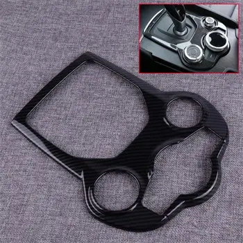 

CITALL Durable ABS Carbon Fiber Style Car Auto Switch Panel Trim Cover Fit for Alfa Romeo Giulia Stelvio 2017