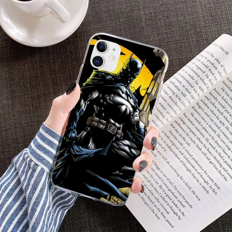 Чехол для телефона с Бэтменом DC Superhero iphone 12 pro max 11 XS MAX 8 7 6 6S Plus X 5S SE 2020 XR|Бамперы| |
