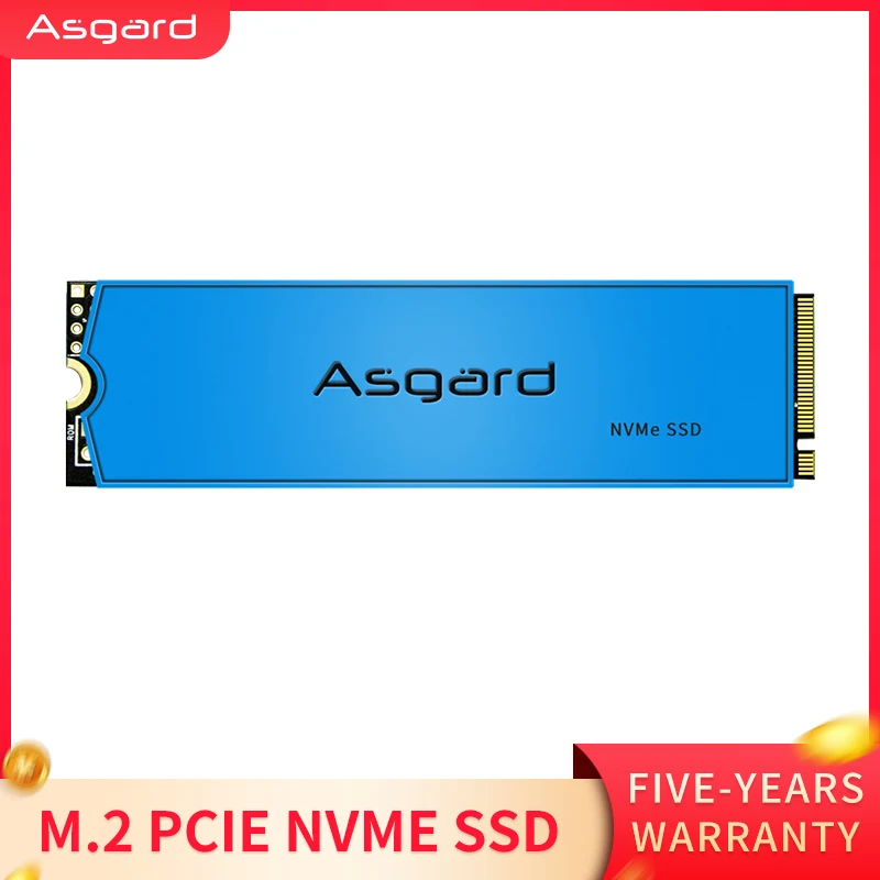 Asgard Новое поступление M.2 ssd M2 PCIe NVME 1 ТБ 2 ТБ твердотельный накопитель 2280 внутренний жесткий диск для ноутбука с кэшем