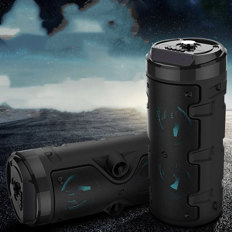 Cannon barrel bluetooth speaker high-power