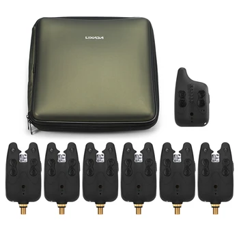 

Lixada Wireless Fishing Alarm Fishing Bite Alarms Set Fishing Receiver Sound Alert Kit Led Alarm Indicator with Portable Case