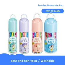 Новая креативная цветная ручка для студентов 24/36/цветная подарочная упаковка для бутылок, художественное Рисование маркером, детский подарок