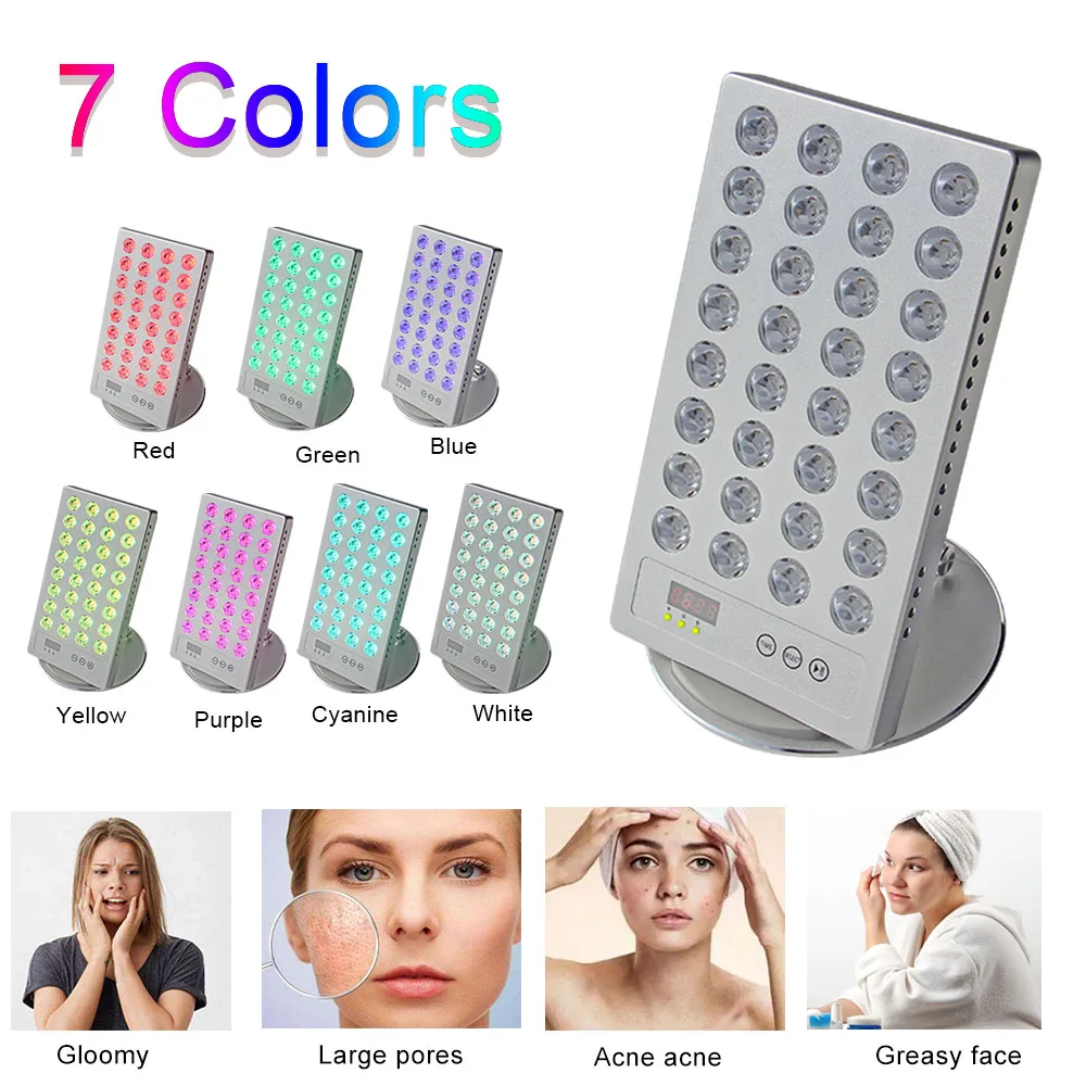  Cheaper 35W Red Led Light Therapy 7 colors red and blue light therapy for Skin and Pain Relief - 4000411072860