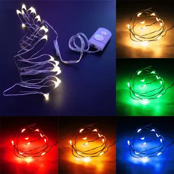 

1M Fairy Light Lamp String Light LED Strip Lights Christmas Copper Home Decor