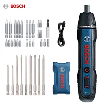 Bosch-destornillador eléctrico Go2, taladro de mano automático, recargable, multifunción, herramienta eléctrica por lotes