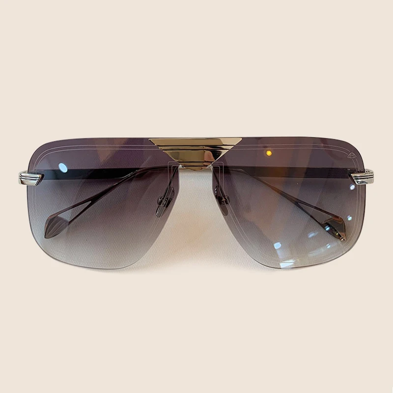 No.4 Sunglasses Винтажные квадратные градиентные солнцезащитные очки для женщин/мужчин, брендовые дизайнерские зеркальные солнцезащитные очки UV400 - Цвет линз: No.4 Sunglasses