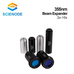 Scienode UV 355nm Laser Beam Expander Fused Silica Lens 2X 3X 5X 6X 8X Optics Beam Expand for UV Laser Marking Machines 2021 New