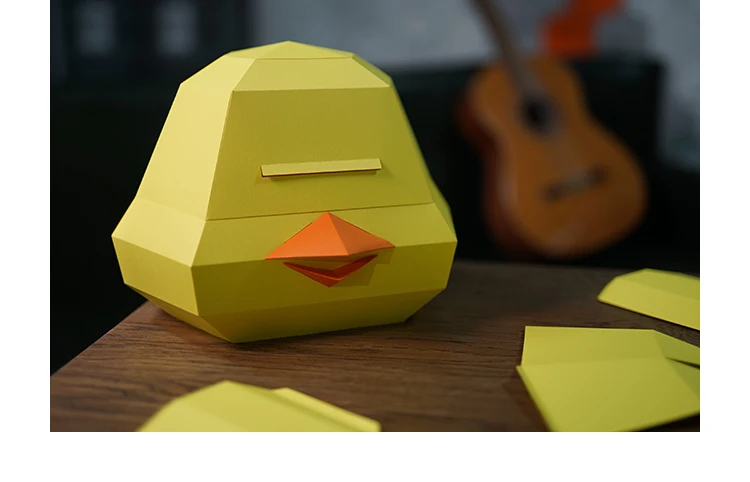 

DIY Paper chicken Mask Model Toys material manual creative Party show props lovely tide decorate Image Toys For Handmade Gift