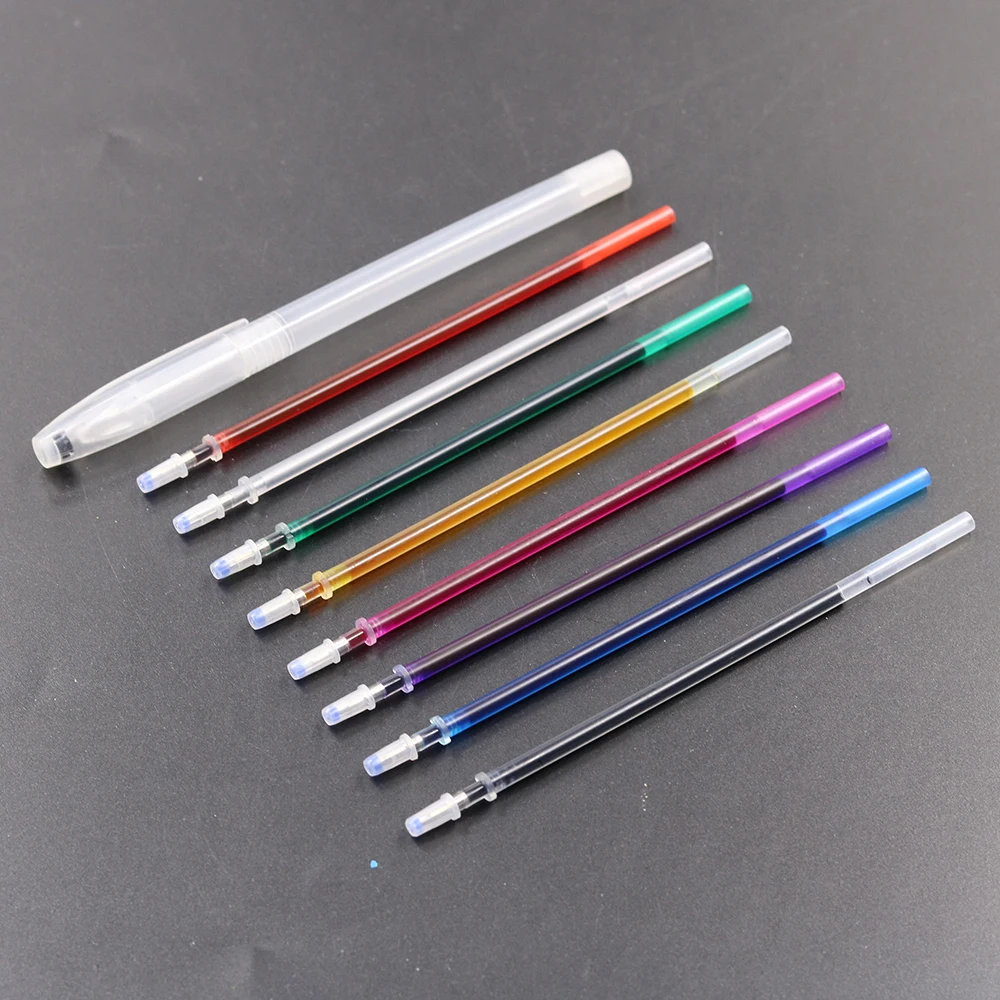 40pcs Water Erasable Pen Soluble Disappearing Fabric Marker Refills with Storage Box Fabric Craft Tailoring Accessories
