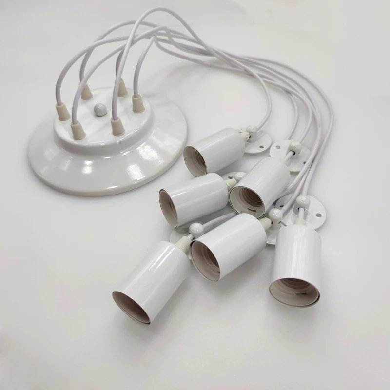 Chandelier E27 Multi-Head Cable 1.5-3.5M DIY Art Ceiling Lamp for Bar Restaurant Loft Cafe led chandelier ceiling chandelier art lighting fixtures