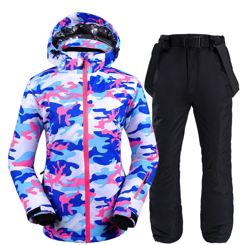 red snow suit womens