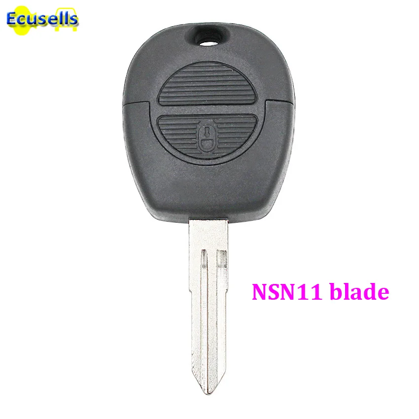 

Replacement Case Fob Remote Key Shell 2 Button for NISSAN Pulsar Patrol NSN11 uncut blade