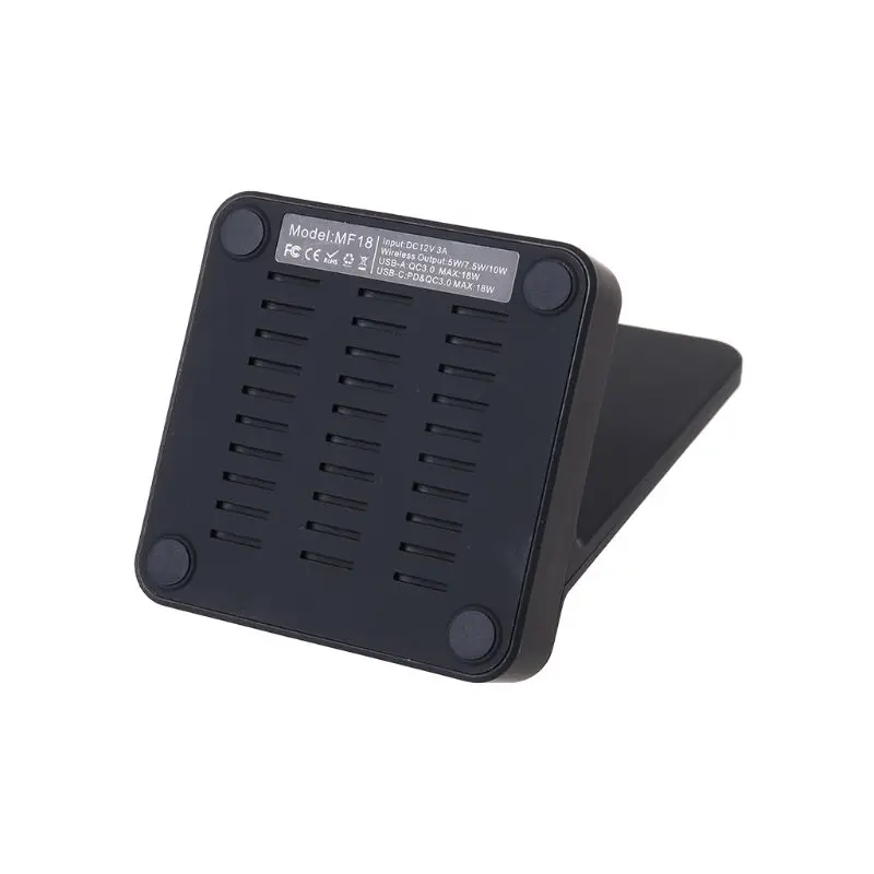 3 в 1 быстрое Qi Беспроводное зарядное устройство с PD интерфейсом QC 3,0 type C адаптер для iPhone huawei Samgsung Xiaomi смартфонов