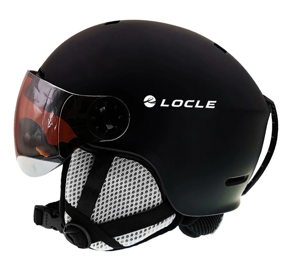 LOCLE Goggles лыжный шлем In-Mold PC+ EPS CE сертификат Зимний лыжный шлем Спорт на открытом воздухе лыжный сноуборд Скейт снежные шлемы